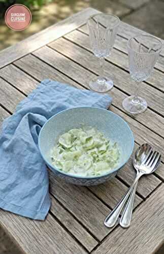 Salade de Concombre à la Crème