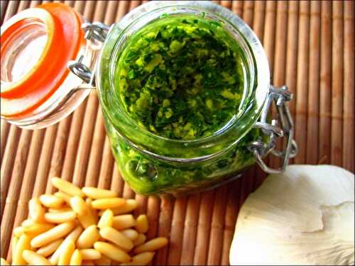 Pesto vert traditionnel – pesto alla genovese