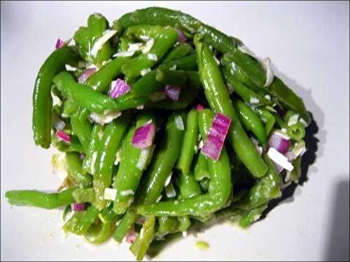 Salade de haricots verts à la noix de coco