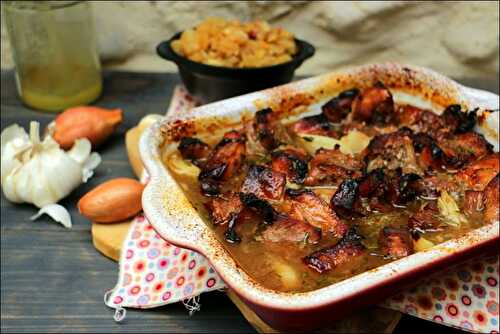 Poitrine de veau rôtie au miel