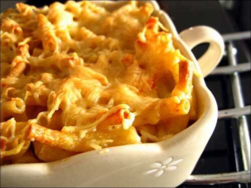 Gratin de macaroni au gruyère de ma maman