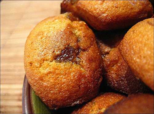 Mini-madeleines aux marrons glacés de Sophie Dudemaine