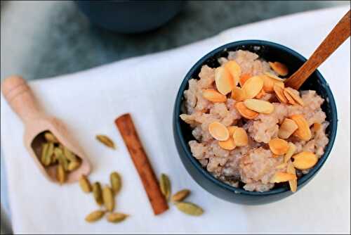 Riz au lait aux épices à l’iranienne