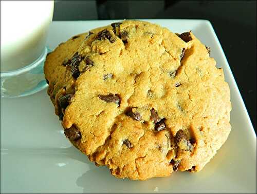 Cookies au beurre de cacahuètes et pépites de chocolat