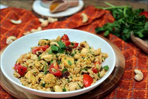 Salade de poulet à l’indienne