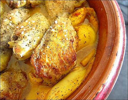 Tajine de poulet à la mangue