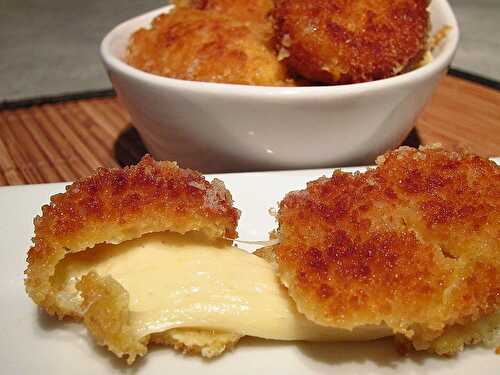 Beignets de mozzarella panée