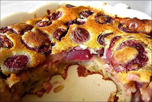 Clafoutis aux cerises et noisette