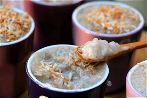 Crème de coco au tapioca