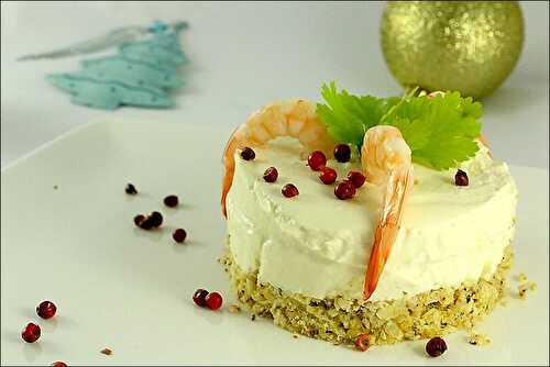 Cheesecakes individuels aux crevettes