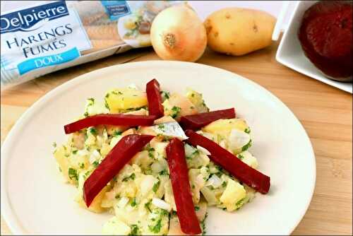 Salade d’hiver au hareng fumé et tomme de brebis