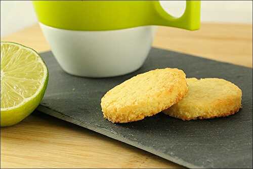 Sablés à la noix de coco et citron vert