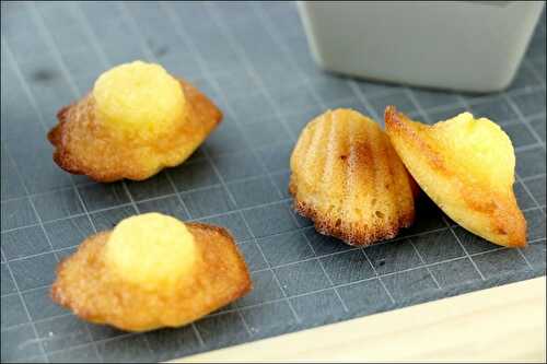 Madeleines à la fleur d’oranger