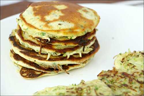 Crêpes soufflées à la courgette