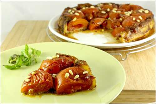 Tatin de tomates et parmesan