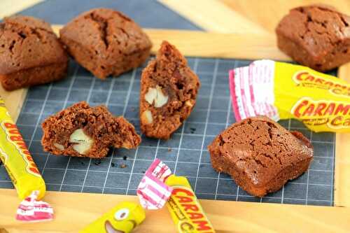 Brownie au chocolat au lait, Carambar et amandes