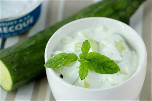 Concombre façon tzatziki