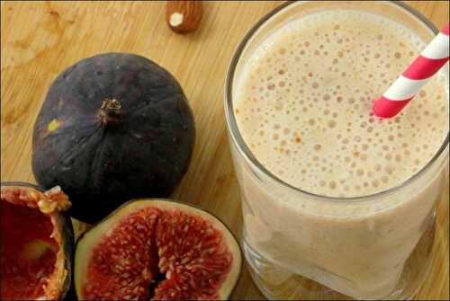 Smoothie aux figues et lait d’amandes