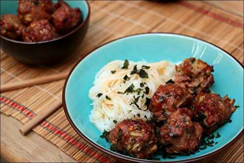 Boulettes de porc caramélisées – Thịt Heo Viên kho