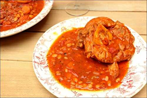 Osso buco à la toscane aux haricots blancs