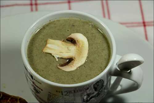 Velouté de champignons de Paris