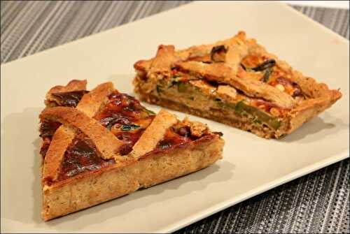 Tarte aux courgettes et pignons