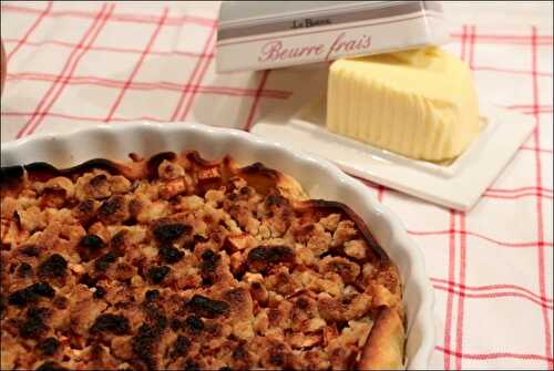 Tarte crumble aux pommes