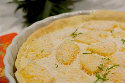 Tarte à l’ananas et noix de coco