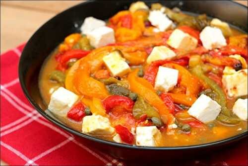 Salade de poivrons grillés à la feta