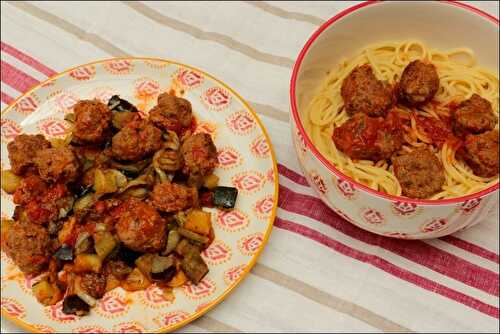 Boulettes veau et bœuf printanières