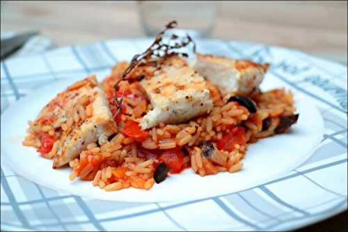 Filet de poulet et son riz à la méridionale