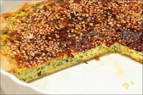 Quiche aux courgettes et amandes