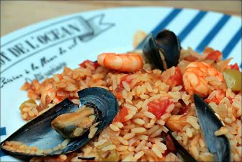 Riz aux fruits de mer à la portugaise