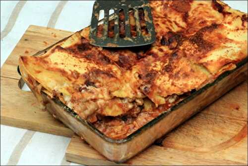 Lasagnes de veau et champignons à la parmesane