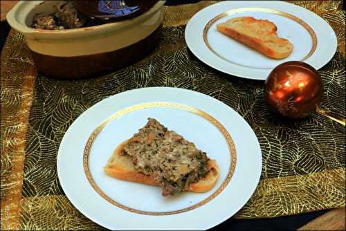 Terrine de campagne aux épices de Noël