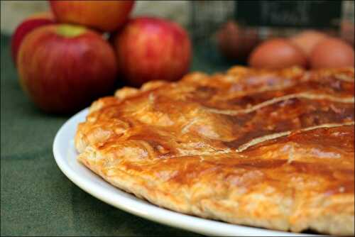 Galette des Rois à la frangipane et pommes caramélisées