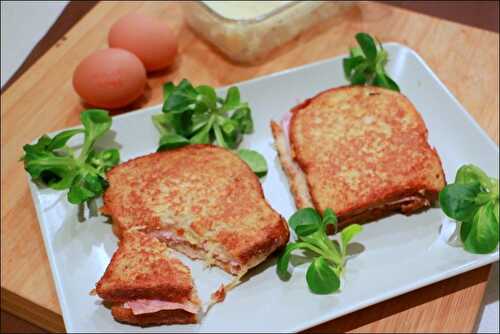 Croque-monsieur façon pain perdu