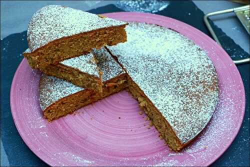 Gâteau aux noisettes et au citron confit