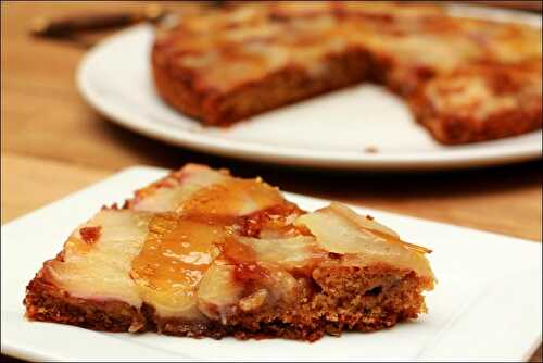 Gâteau renversé à la poire et à l’anis