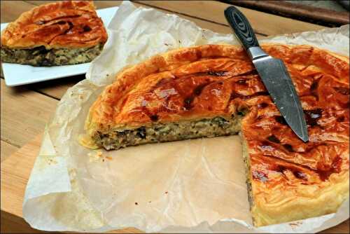 Tourte aux champignons et Abondance