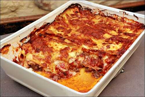 Lasagnes bolognaises à ma façon