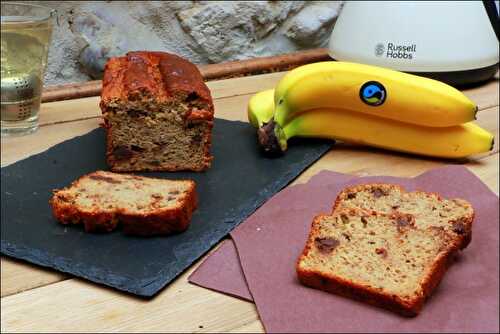 Banana bread aux pépites de chocolat – sans lactose