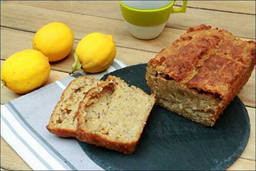 Cake au citron, flocons de riz et graines de chia – sans gluten, sans lactose et sans œufs