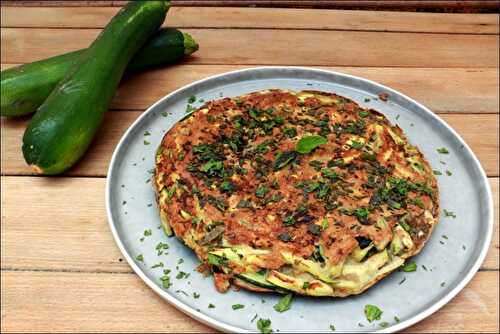 Galette de sarrasin aux courgettes