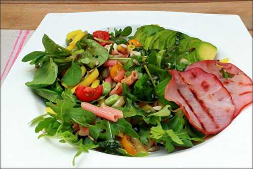 Salade de pâtes colorées à l’italienne