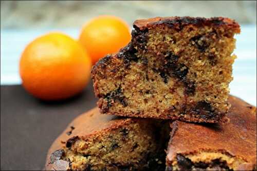 Gâteau au yaourt chocolat orange – sans lactose