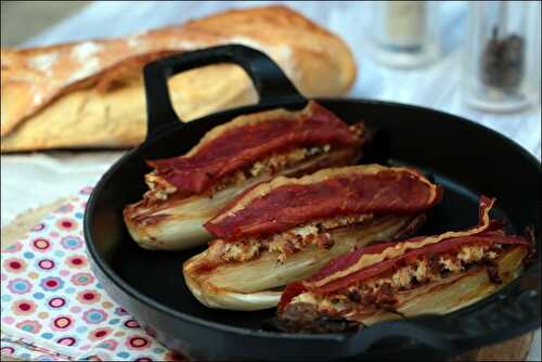 Endives caramélisées au jambon Serrano de Yotam Ottolenghi