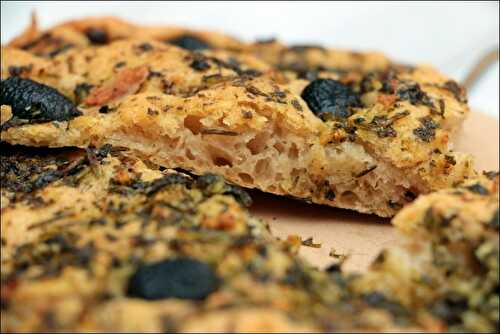 Focaccia à la persillade et aux olives de Kalamata de Yotam Ottolenghi