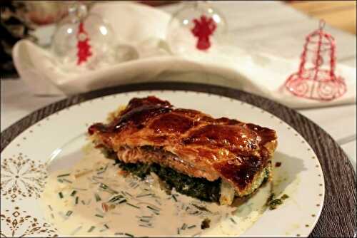 Saumon à l’oseille en croûte et sauce à la ciboulette