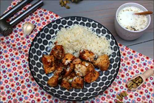 Poulet mariné au curry et au lait fermenté